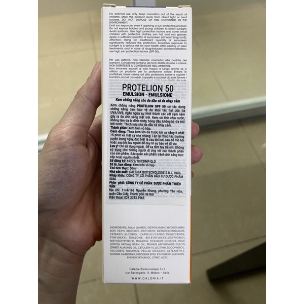 Kem chông nắng Protelion 50ml
