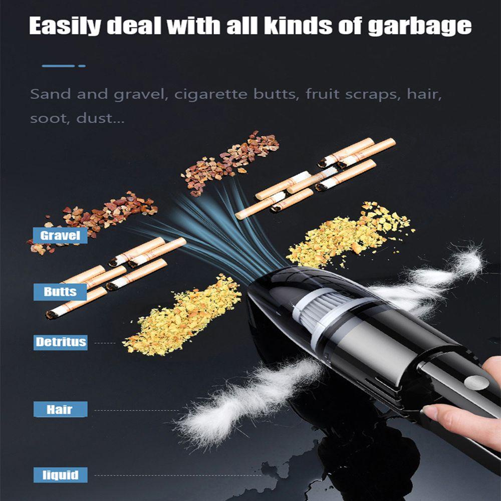 MYRONGVN Máy Hút Bụi Cầm Tay Không Dây Công Suất Cao Cho Xe Hơi