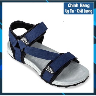 (NHẬP MÃ DANG6879 GIẢM 10K) Giày sandal nam quai ngang (BẢO HÀNH CHÍNH HÃNG 12T,ĐƯỢC ĐỔI SIZE), SDDN1103 đen xanh xám đỏ