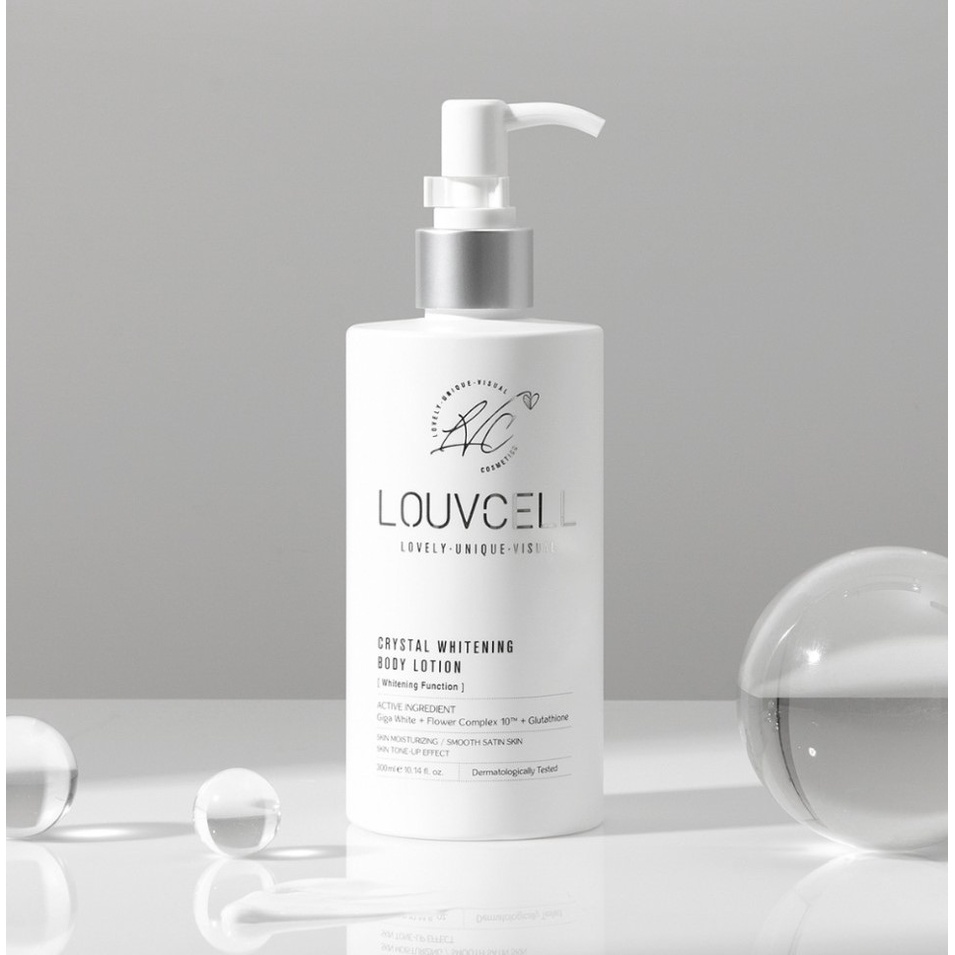 Kem dưỡng trắng da body và cấp ẩm chuyên sâu Louv Cell Crystal Whitening Body Lotion