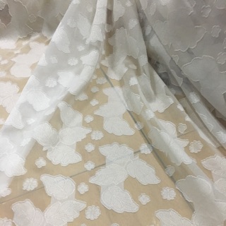 Vải organza đẹp trắng