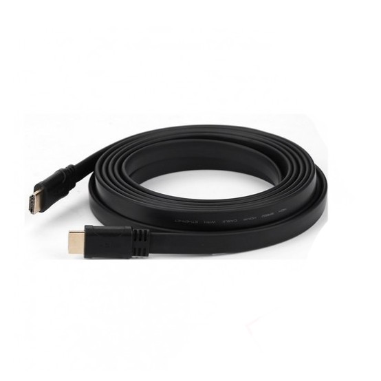 Dây cáp HDMI dài 3M hỗ trợ full HD (dây dẹp) Dây cáp 2 đầu hdmi 3M siêu nét (dây dẹp) Tương thích tốt thiết kế chắc chắn