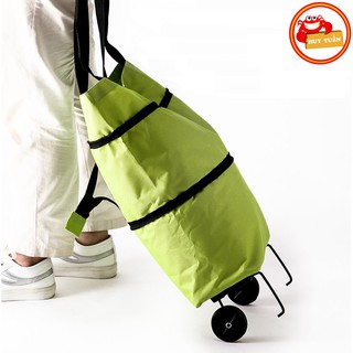 Túi đựng đồ khi đi mua sắm có bánh xe cực đẹp và siêu tiện lợi (TBX04)