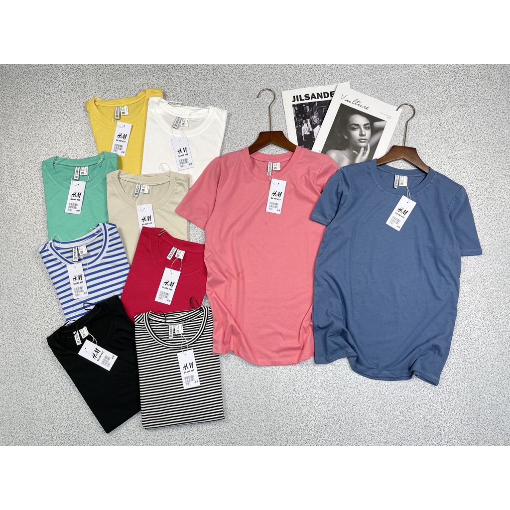 Áo phông trơn cổ tròn basic , chất cotton siêu mát