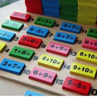 DOMINO TOÁN SỐ BẰNG GỖ