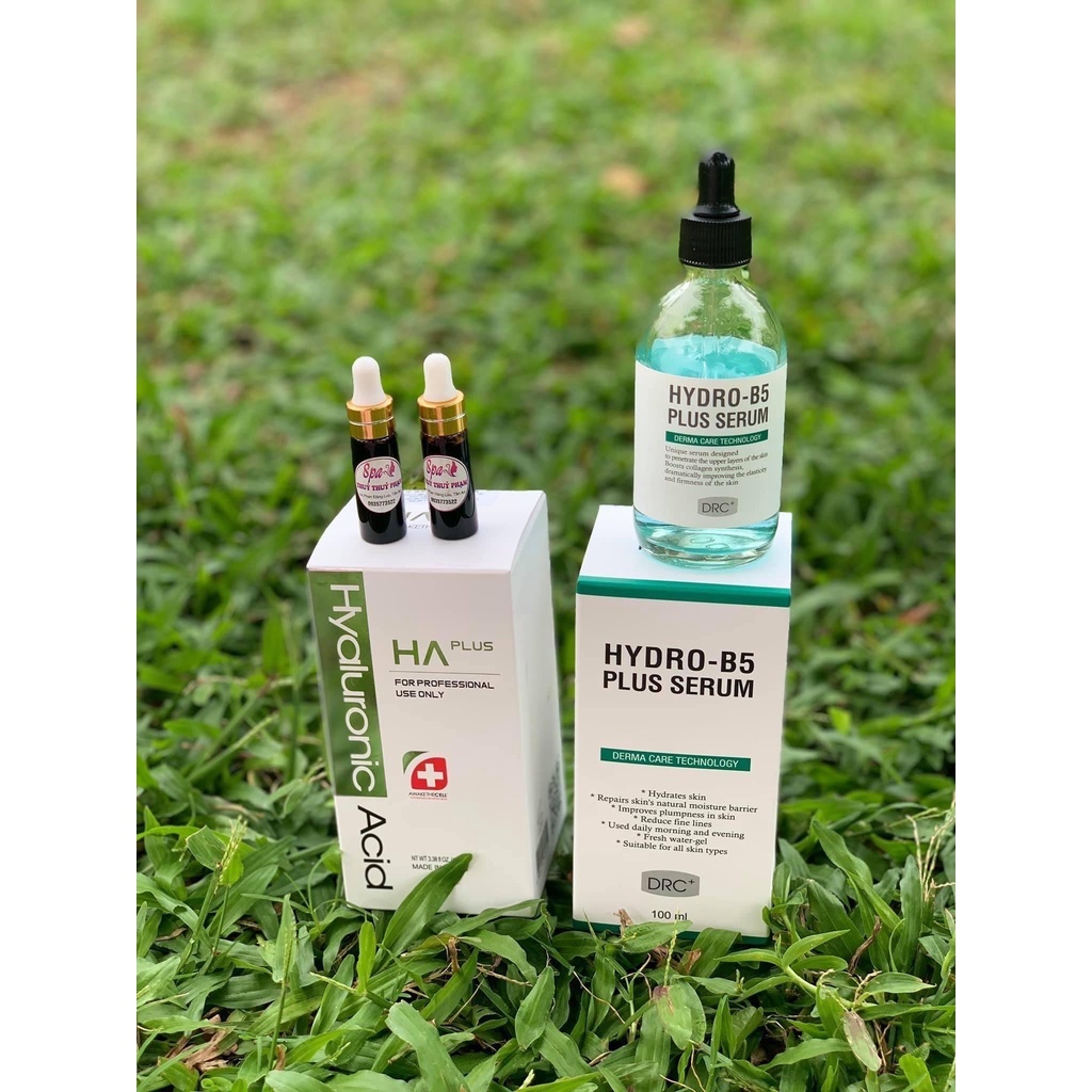 Combo Serum HA Plus + Hydro B5 Plus - Căng bóng, Dưỡng trắng, Phục hồi tái tạo da
