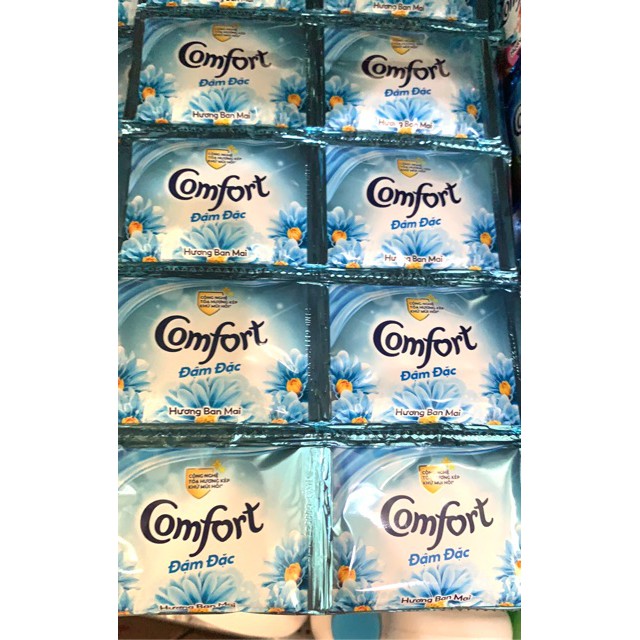 Dây 10 Gói Nước Xả Vải Comfort 1 lần xả/Đậm Đặc date mới