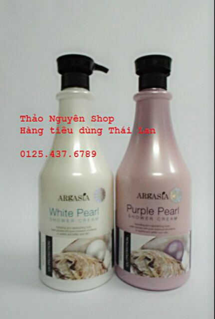 Sữa tắm Argasia Ngọc Trai 1100ml - Malaysia 🛀