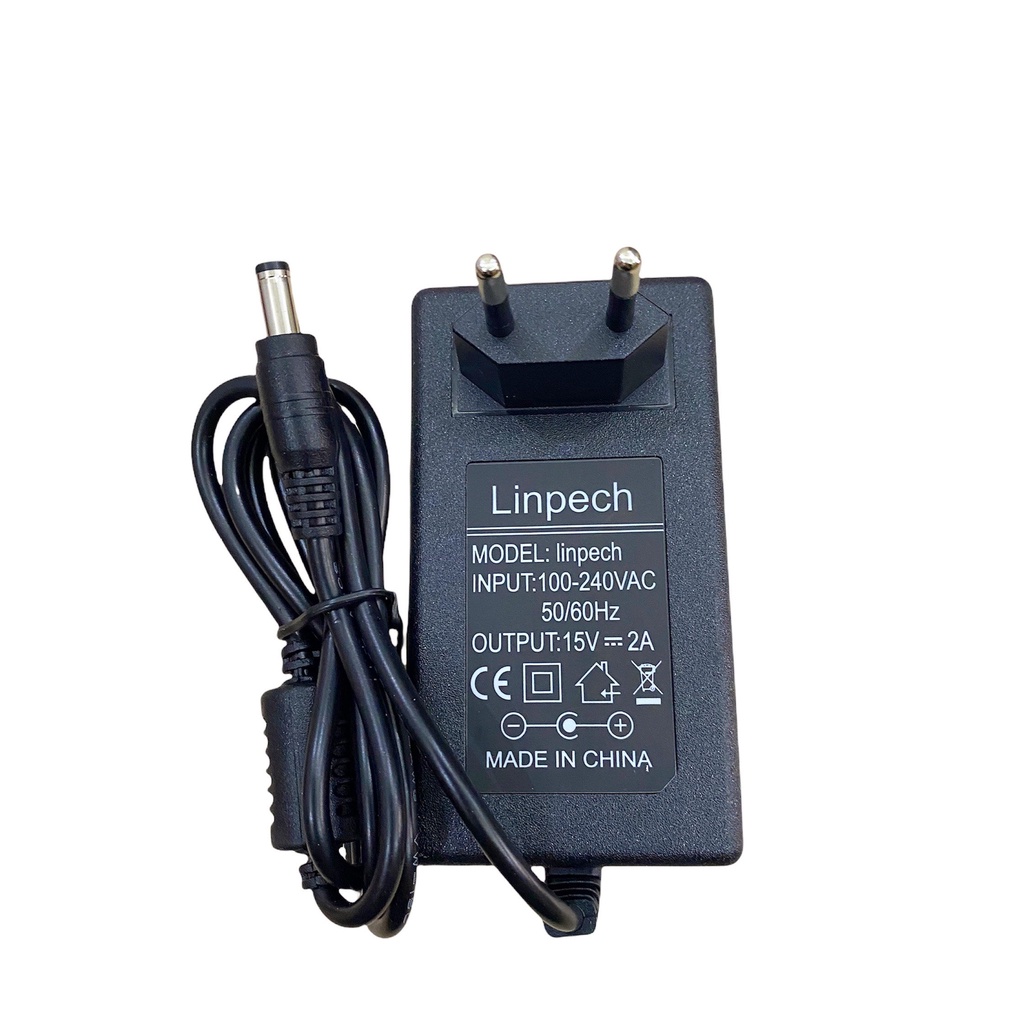 Nguồn loa kéo 15v-2a có đèn báo.