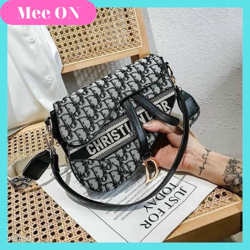 👜Túi Đeo Chéo yên ngựa, Kẹp Nách Họa Tiết Chũ D Siêu Đẹp