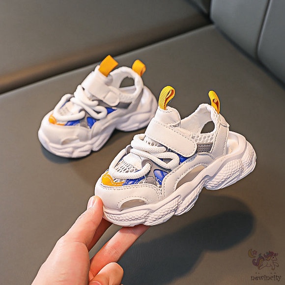 Giày thể thao trẻ em phối vải lưới cá tính thời trang Hàn Quốc