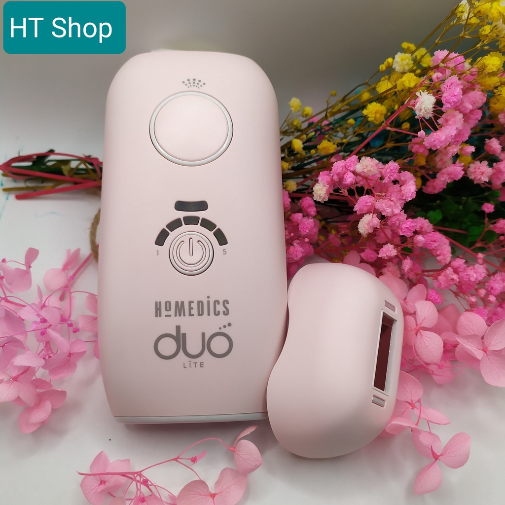 [BH 2 NĂM] Máy triệt lông cá nhân USA HoMedics IPL-HH180-EU công nghệ kép IPL&AFT, Máy triệt lông mini tại nhà