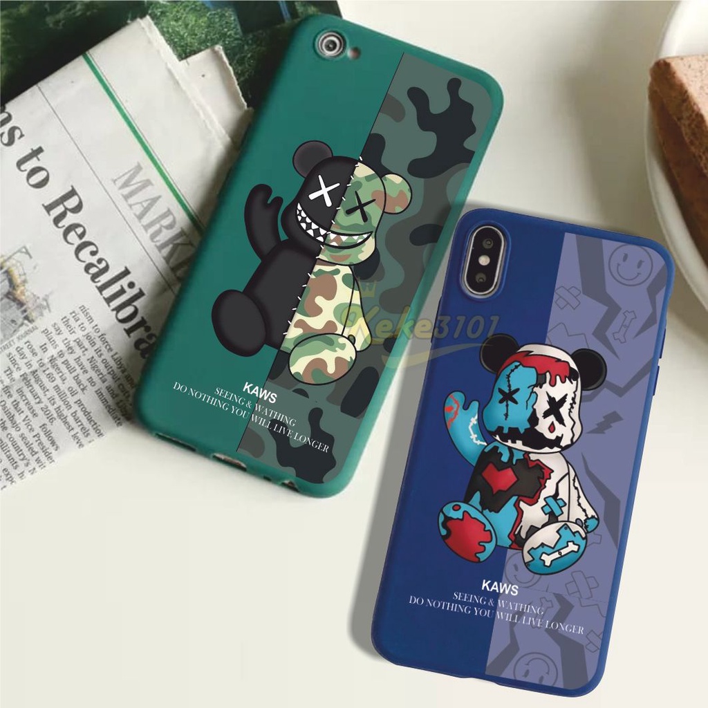 Ốp Điện Thoại Họa Tiết Kaws V18 Cho Oppo A11K A1K A16 A31 A5 A9 2020 A33W Neo 7 F1 F3 F1S F5 F7 Plus