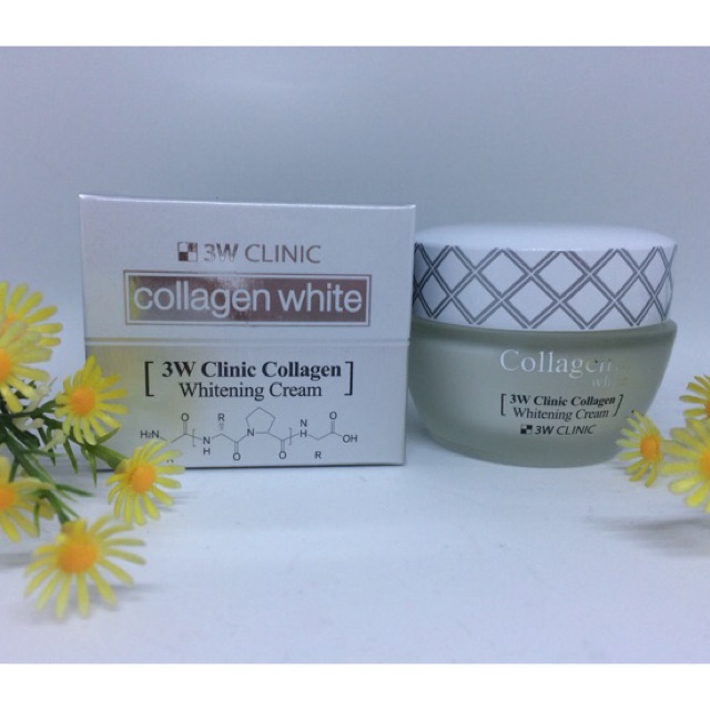 KEM DƯỠNG TRẮNG DA 3W CLINIC COLLAGEN WHITENING CREAM | WebRaoVat - webraovat.net.vn