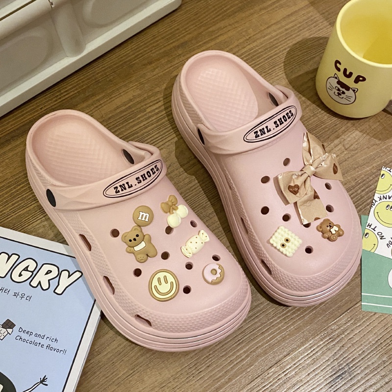 Dép sục cross gen z siêu nhẹ chống trượt, đi mưa, chống trơn tặng kèm Jibbitz