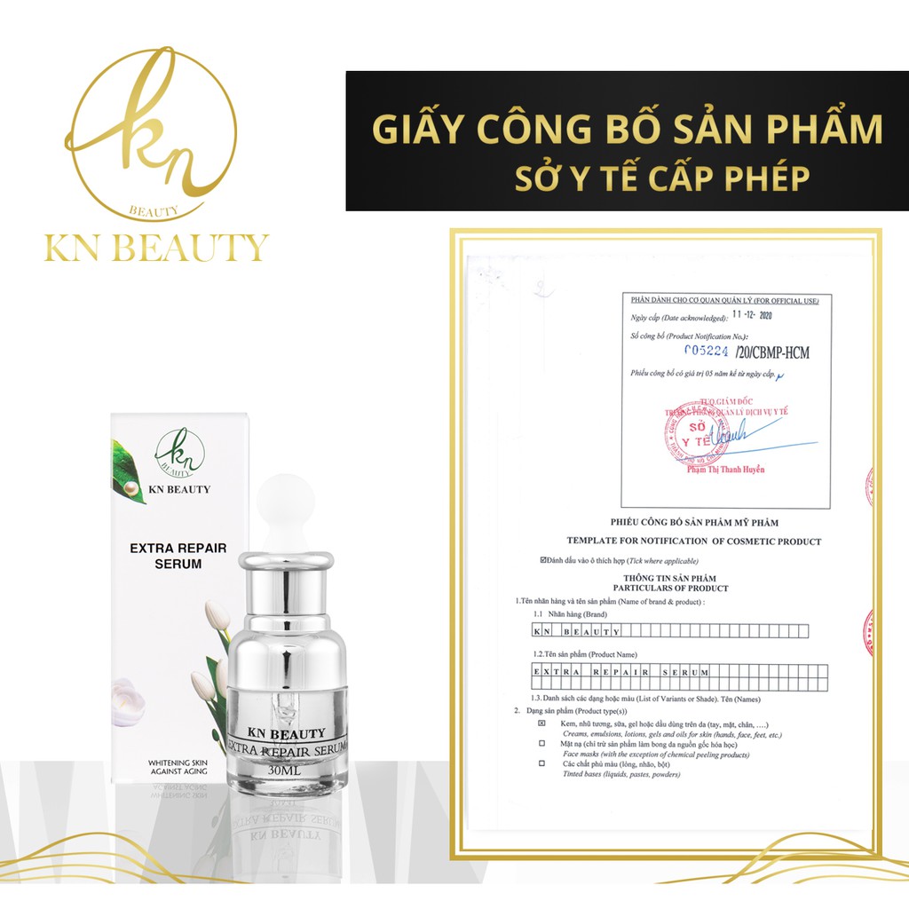 Bộ KN Beauty gồm Kem + Serum dưỡng trắng ngừa nám