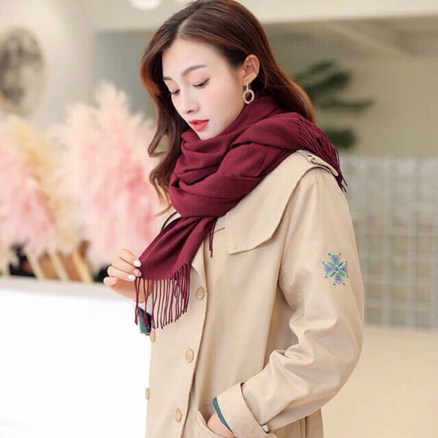Khăn cashmere chất siêu đẹp dầy dặn