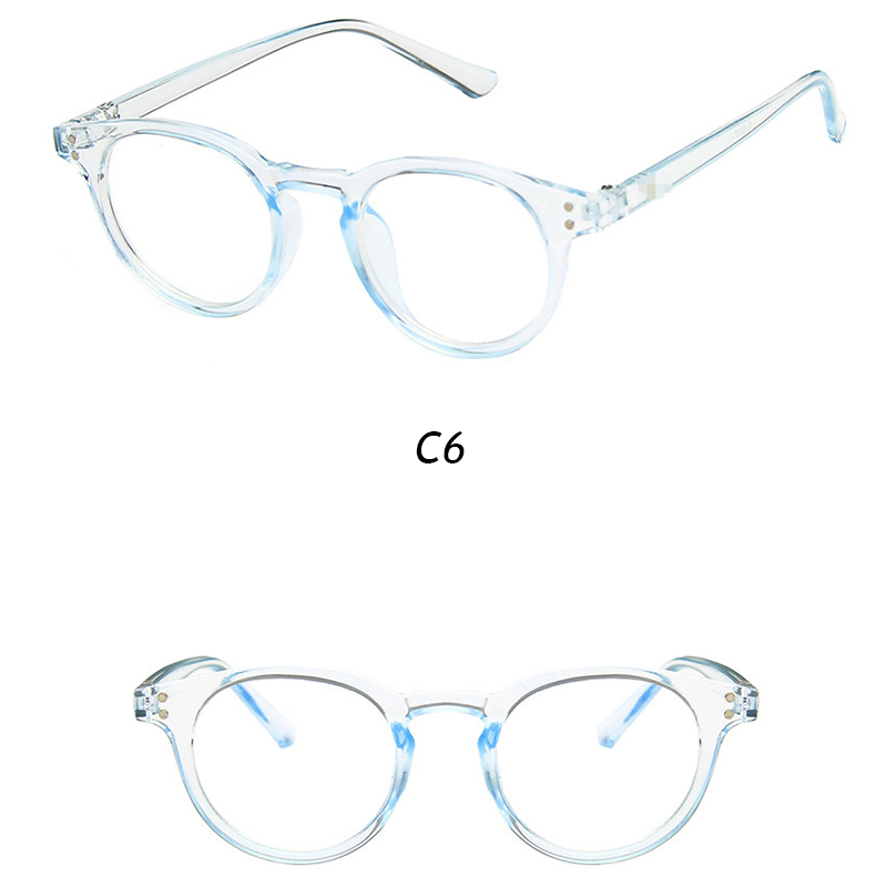 Gọng kính tròn chống tia bức xạ kiểu dáng thời trang phong cách Hàn Quốc