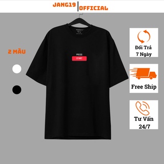 Áo Thun Nam  Nữ Vải Ống Cotton Mỹ 2 Chiều Thương hiệu JANG19