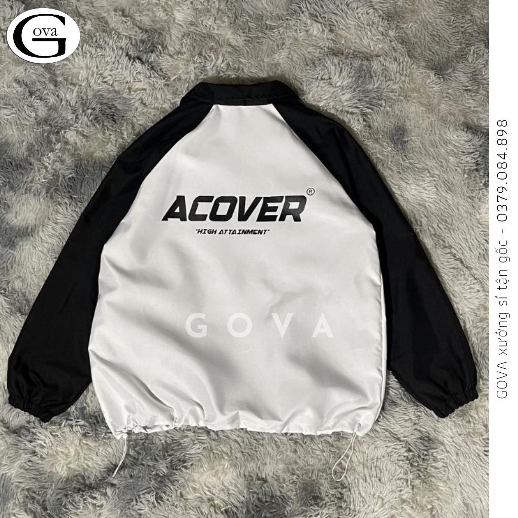 Áo Khoác Bomber Dù ACOVER Nam Nữ Ulzzang Unisex Kiểu Form Rộng 2 Lớp Jacket GOVA