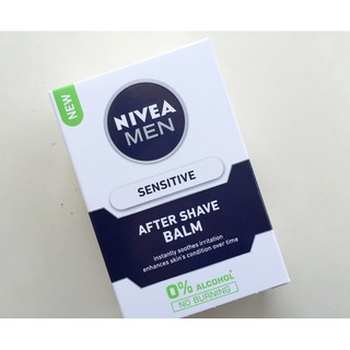 SÁP DƯỠNG SAU CẠO RÂU NIVEA MEN AFTER SHAVE BALM KHÔNG CỒN CHO DA NHẠY CẢM - 100ML