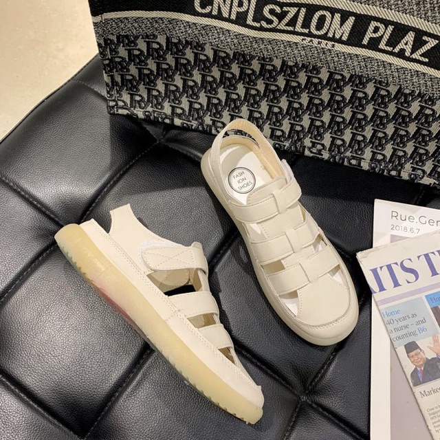 Dép sandal nữ quai da 🌺FREESHIP🌺 đế cầu vồng siêu mềm êm chân