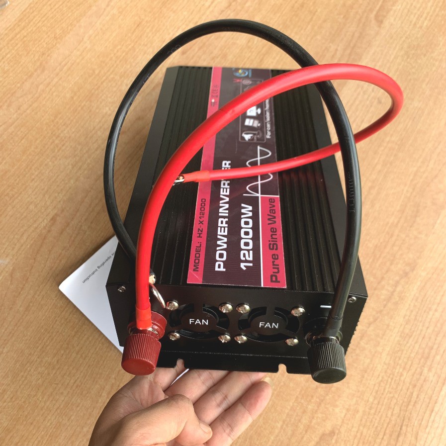 Bộ chuyển đổi kích điện ắc quy 12V lên 220V sóng Sin Chuẩn 2000W dùng tại gia đình, xe tải lớn, nhà xưởng