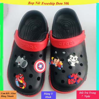 Sục Cross Dép Đi Mưa Chống Nước ❤️FREESHIP❤️ Hàng Đẹp Với Sticker Xinh Sắn