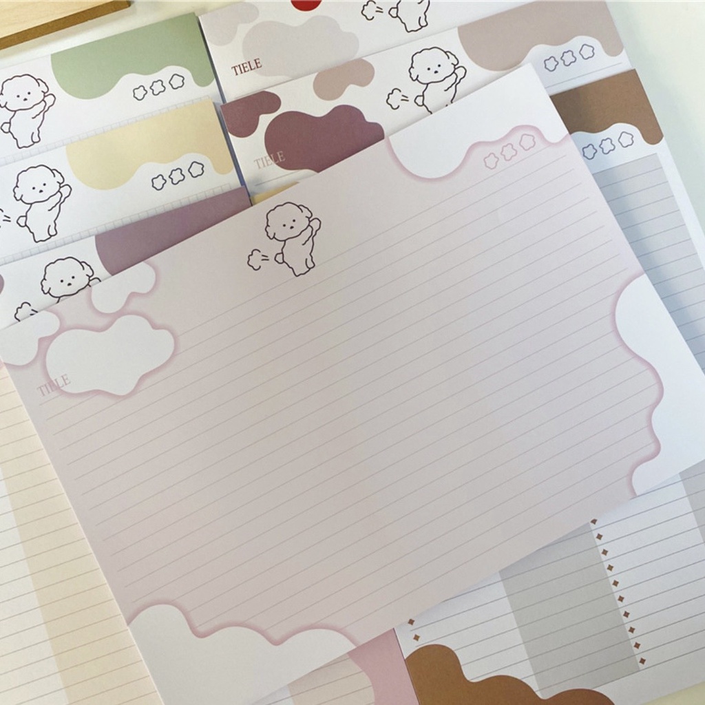 Giấy note ghi bài B5 hình cún