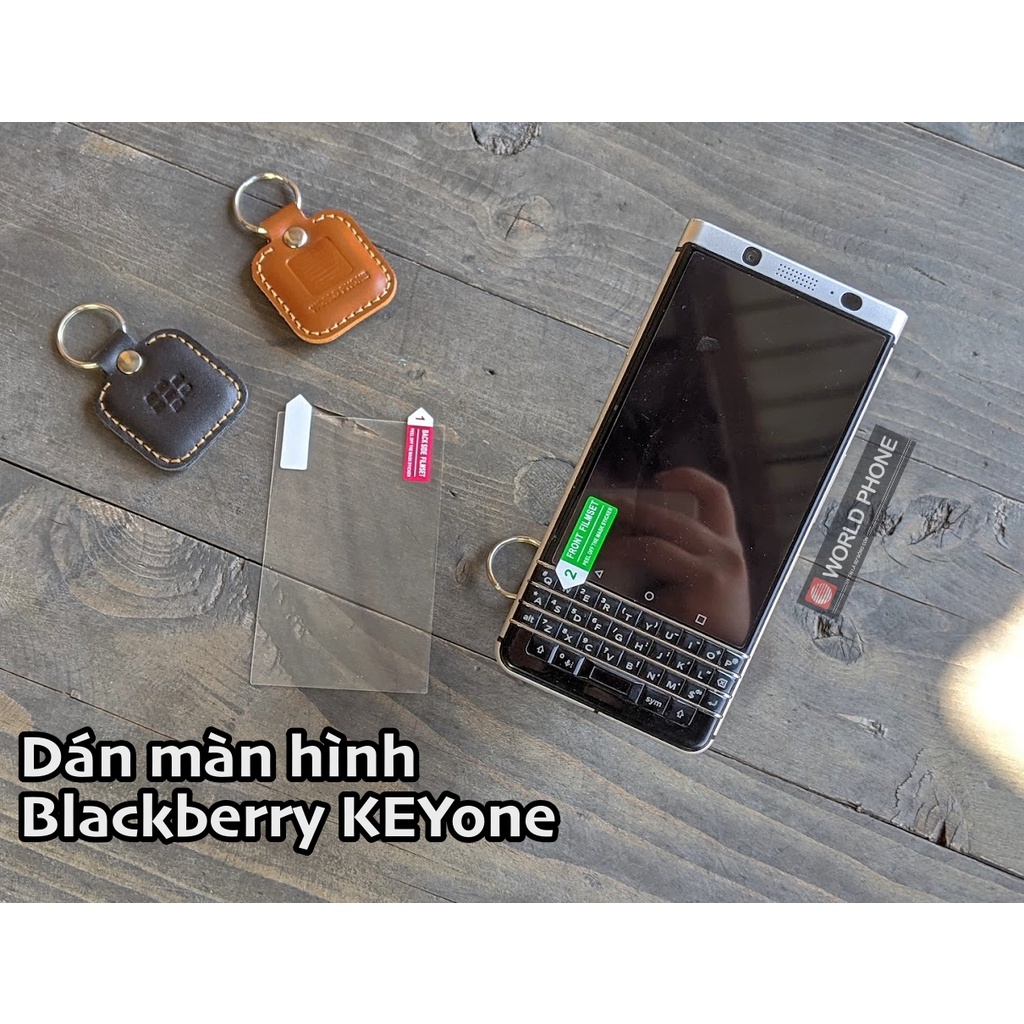 Dán màn hình Blackberry BB Keyone, K1, Key1 ,Combo 2 miếng tặng kèm gói khăn lau