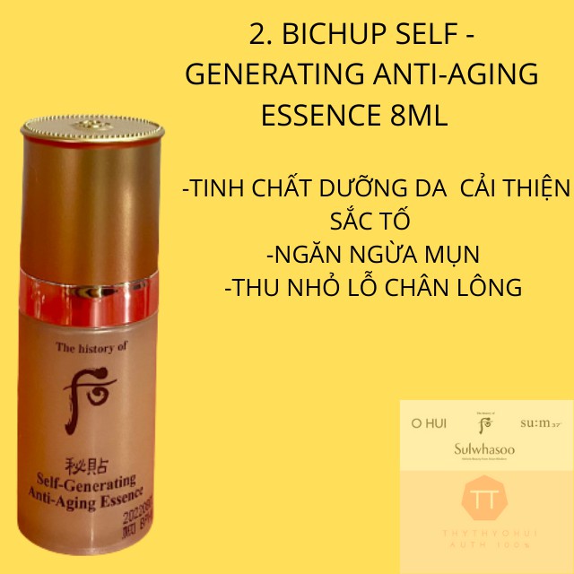 (Bộ Dưỡng Da Tái Tạo )The History Of Whoo Bichup Mini Size 3 Món Sản Phẩm Dưỡng Da Sáng Khỏe