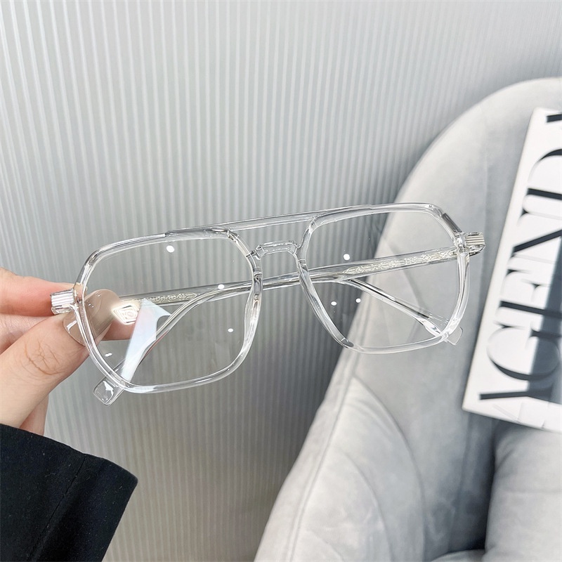 JIUERBA Kính Gọng Vuông TR90 Chống Bức Xạ Thời Trang Cho Cả Nam Và Nữ
