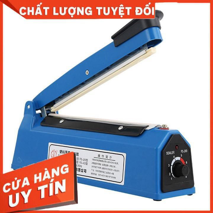 [Xả kho + free ship] Máy Hàn Miệng Túi Dập Tay PFS 200MM