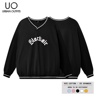 Hàng OUTLET 3 Màu SWO10 Áo Sweater Nam Nữ Form Rộng URBAN OUTFITS In BLACK AIR Thun Cotton Nỉ