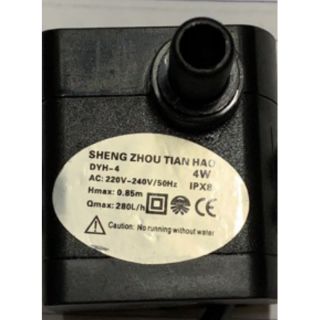 BƠM QUẠT ĐIỀU HÒA ,HƠI NƯỚC,BỂ CÁ 4W