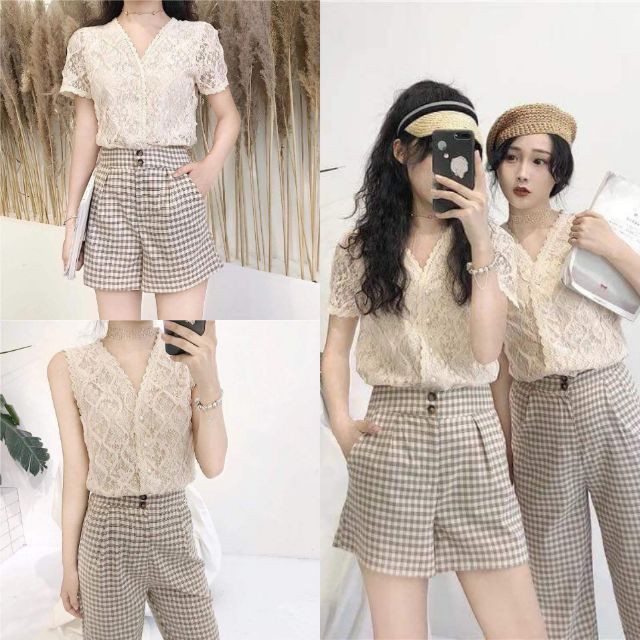 Áo ren cộc + sát nách ( ảnh thật )