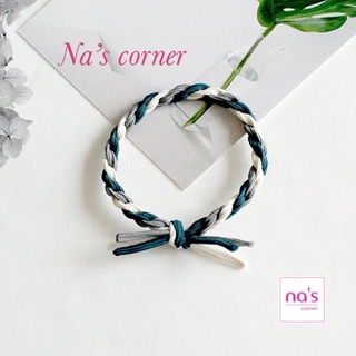 4 Dây Thun Buộc Tóc Thắt Co Giãn Phong Cách cột Hàn Quốc