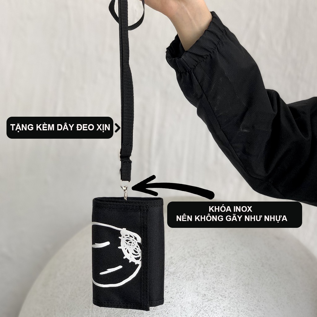 ] Ví ngắn Bernice Iconic màu Đen SS2