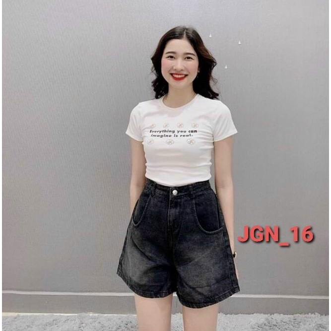 [ Kèm Ảnh Thật ] QUẦN SHORT JEAN NỮ LƯNG CAO ỐNG RỘNG KIỂU DỄ THƯƠNG, QUẦN NGỐ NỮ - XƯỞNG MAY TÚ LINH | BigBuy360 - bigbuy360.vn