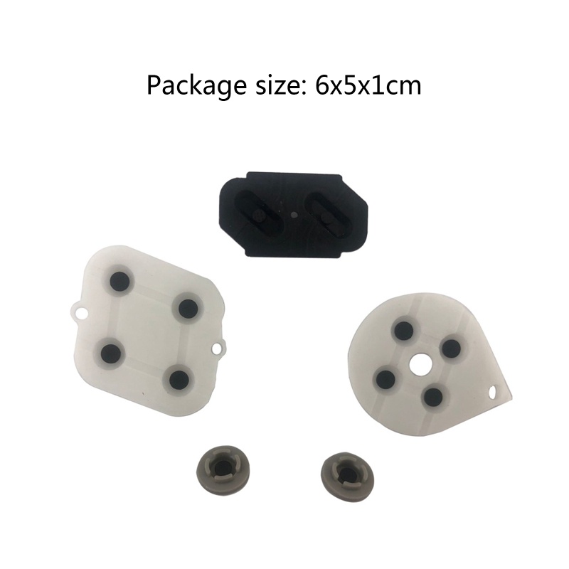 Bộ 5 Miếng Đệm Cao Su Silicone Dẫn Điện Cho Tay Cầm Chơi Game SNES