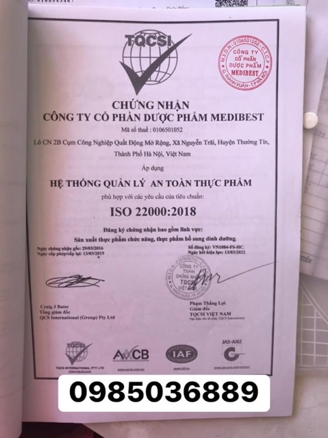 Sữa Hospcare 800g dinh dưỡng cao năng lượng