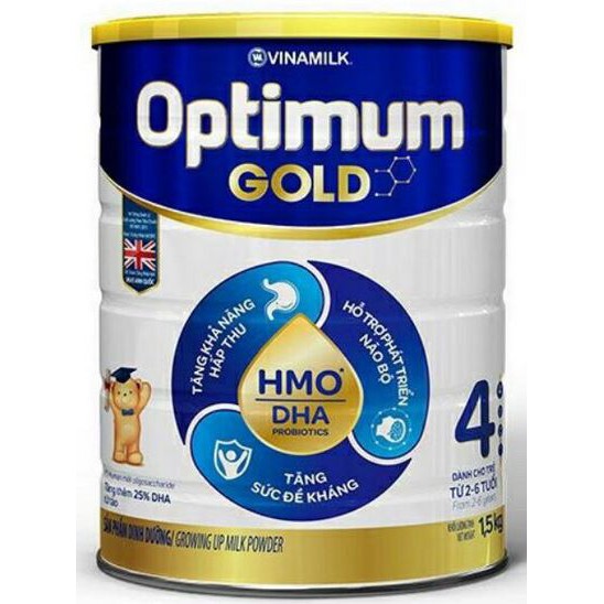 Sữa optimum 4 hộp 900g