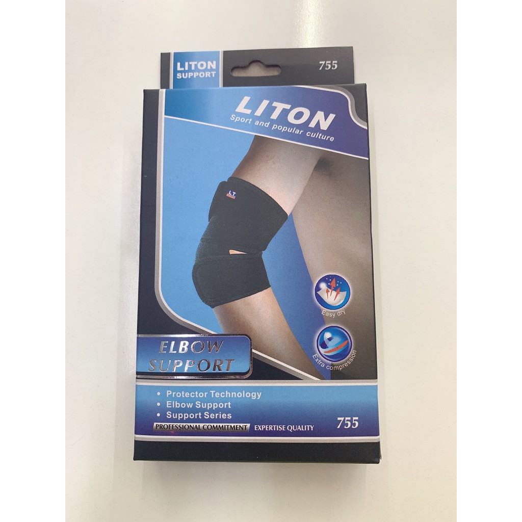 ✅ Băng Thun Bảo Vệ Khuỷu Tay: Liton 755 (Bó Cùi Chỏ) - VT0125