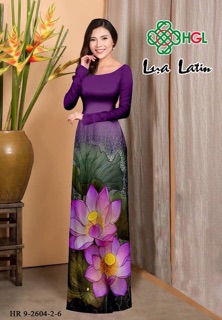 Vải áo dài lụa latin 250k/áo, 350k/bộ