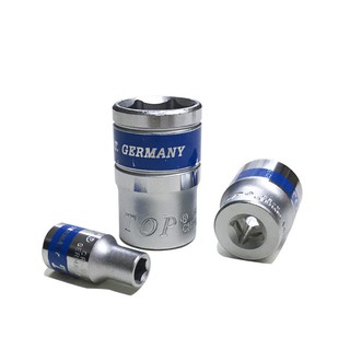 Đầu típ GERMANY 1/4" Ngắn LỤC (Đầu khẩu lục giác- Dài 25mm)