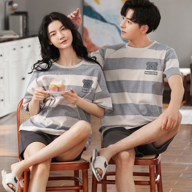 bán trước giá đặc biệtCặp đôi nhung Bắc Cực Mùa hè Cotton mỏng Đàn ông và phụ nữ Phiên bản Hàn Quốc của Phim h