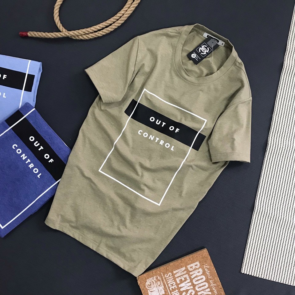 NEW- áo thun cổ tròn men 2019