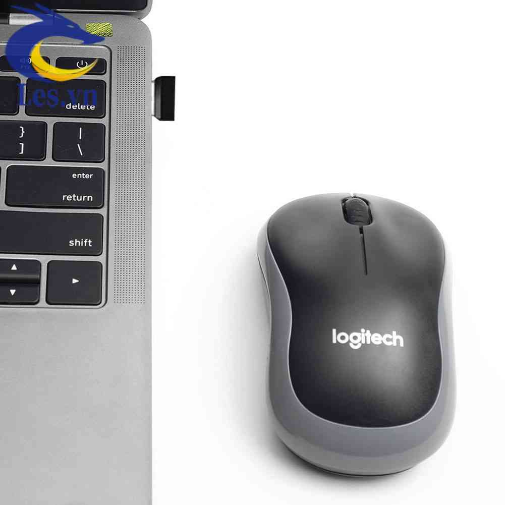 Chuột Quang Gaming Logitech M185 2.4 GHz Không Dây, 3 NúT BấM 1000DPI