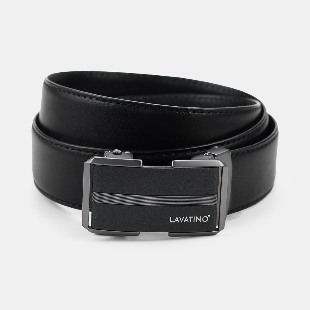 Thắt Lưng Nam Da Bò Cao Cấp Hàng Hiệu LAVATINO Khóa Tự Động Thiết Kế Sang Trọng TINO 02
