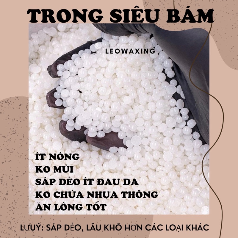 300g sáp nóng Hard wax beans thần thánh ( tặng que wax) GIÁ SỈ